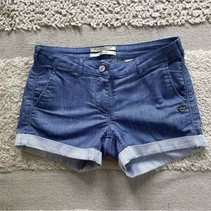 SCOTCH & SODA Blue Denim Shorts ROLLED UP HEM - 25